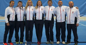 Hrvatske tenisačice na korak od cilja u Tallinu Hrvatska Fed Cup reprezentacija
