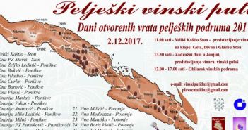 1. i 2. prosinca – Dani otvorenih vrata peljeških podruma Dani otvorenih vrata peljeških podruma