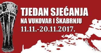 Počinje Tjedan sjećanja na Vukovar i Škabrnju Tjedan sjećanja 2017.