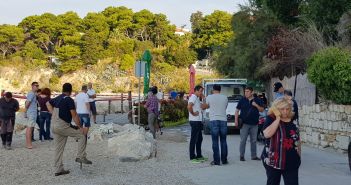 Uklanjanje štekata na splitskim Firulama Firule, uklanjanje štekata