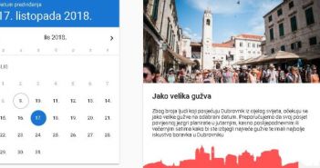 aplikacija o gužvi Dubrovnik