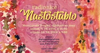 Jesenske pedagoške radionice u Muzeju grada Trogira radionice maštostablo