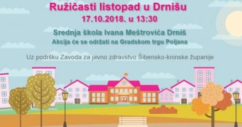 ružičasti listopad u Drnišu