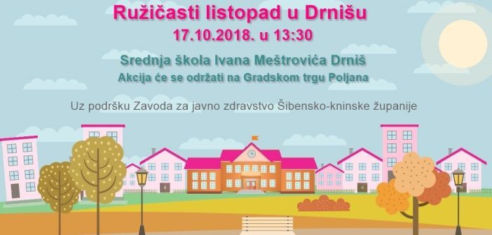 ružičasti listopad u Drnišu