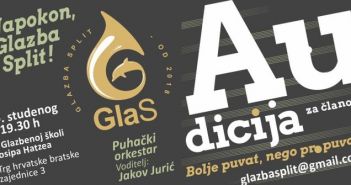 Split dobiva Gradsku glazbu – poziv na audiciju Audicija za Glazbu Split_GlaS