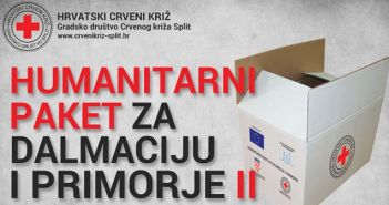 Split: Crveni križ počeo s podjelom paketa prehrambenih proizvoda CK Humanitarni paket