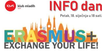 Klub mladih Split organizira Erasmus+ info dan Klub mladih