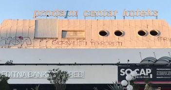Split: Uvredljiv grafit protiv novinara giornalisti grafit