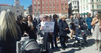 U 11:55 u Splitu prosvjed #SPASIME “Nulta stopa tolerancije na nasilje” prosvjed spasime