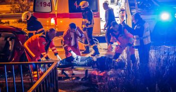 Teška prometna nesreća u Kaštelima, jedna osoba preminula, policija traži očevice Prometna Kastel Sucurac, 17.01.2020.