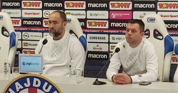 Trener Tudor na konferenciji za medije uoči derbija na Poljudu