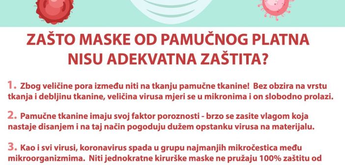 crveni križ maska