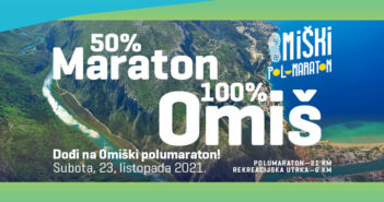 Kada 50% znači 100%! Dođite na Omiški polumaraton i udahnite 100% Omiša u subotu, 23. listopada