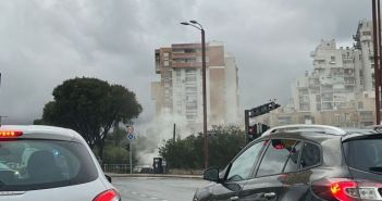 Požar napuštenog objekta na Mertojaku
