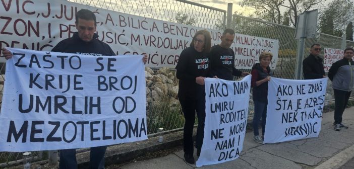 Stanovnici Vranjica odali počast za 400 žrtava azbesta